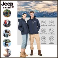 JEEP SPIRIT dành cho nam và nữ áo khoác đi bộ đường dài ngoài trời chống thấm nước và chống gió