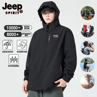 JEEP SPIRIT dành cho nam và nữ áo khoác đi bộ đường dài ngoài trời chống thấm nước và chống gió
