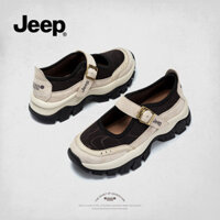 [JEEP] Thương hiệu [Doanh số bán hàng tích lũy 50.0million + sản phẩm] Dép thể thao JEEP cho phụ nữ mùa hè thoáng khí giày Mary Jane mới đế dày giày nữ đa năng giày đi bộ ngoài trời sáng tạo đa chức năng