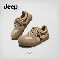 [JEEP] Thương hiệu [Doanh số bán hàng tích lũy 50.0million + sản phẩm] Giày tập luyện Đức retro đa năng cho phụ nữ JEEP, giày thường mùa thu 2024, giày phẳng dễ thương, sáng tạo đa năng