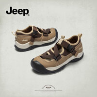 [JEEP] Thương hiệu JEEP Giày thể thao nữ đa năng ngọt ngào mát mẻ mùa xuân hè mới giày đi bộ không dây thời trang giày Mary Jane sáng tạo đa năng