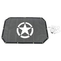 Jeep Wrangler2 Door Version For Wrangler Roof Insulation Mesh Shade Net Parts Provide Uv Protection Cover With Five-Star Mark