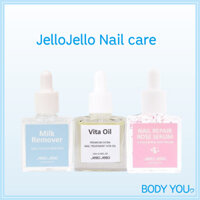 [Jello Jello] Gel chăm sóc móng tay cao cấp Sữa tẩy sơn / Dầu Vita / Serum hoa hồng