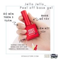 [Jello Jello] Sơn gel liên kết base cao cấp Hàn Quốc Peel off base gel ( dễ phá gel)