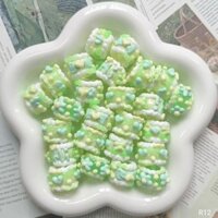 [Jelly Series] Sữa Huhu Thạch Xanh Dày Dầu Vẽ Tay Hạt R12 Phụ Kiện diy Trang Sức Dây Xích Điện Thoại Di Động Phong Cách Hỗn Hợp20240919