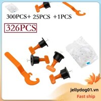 Jelly❤️326 * Miếng đệm san bằng gạch lát tường có thể tái sử dụng có cờ lê