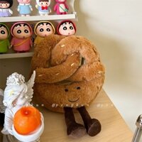 Jellycat Cùng Phong Cách Muối Tiêu Cuộn Bánh Mì Sang Trọng Đồ Chơi Dễ Thương Mặt Cười Chữa Bệnh Búp Bê Gối Ngủ Nhẹ Nhàng Búp Bê Trẻ Em Ngày Lễ Quà Tặng