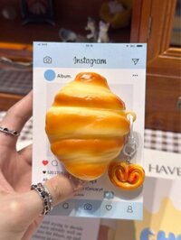 Jellycat Mô Phỏng Croissant Thích Hợp Cho Xiaomi Xiaomi Buds5 Vỏ Tai Nghe Redmi buds6 Youth Edition Vỏ Bảo Vệ Buds5Pro Niche Silicone buds3 Hộp Mềm Chống Sốc Hợp Thời Trang