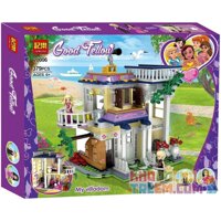 Jemlou 20006 non Lego CĂN BIỆT THỰ THƠ MỘNG CỦA TIỂU THƯ bộ đồ chơi xếp lắp ráp ghép mô hình Good Fellow GOOD FELLOW MY VILLADOM Những Người Bạn Gái Tốt 379 khối