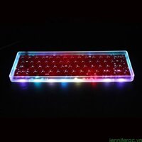 Jenniferac GH60 Bàn phím nhựa bền nhỏ gọn 60% cho khung vỏ Bàn phím cơ DIY