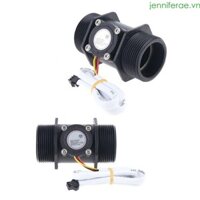 Jenniferae DN40 DN50 Cảm biến lưu lượng nước Hall Flowmeter Meter Counter Instrument Đo cho nước khí tự động Heate
