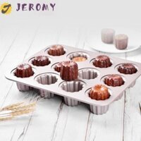 Jeromy Khuôn Cannele Mousse 12 Khoang Máy Nướng Bánh Custard Pháp Chống Dính