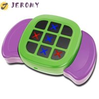 Jeromy TIC-TAC-TOE, Trò chơi bu lông cầm tay 3 trong 1 bằng điện, Trò chơi trên bàn Tăng trưởng trí nhớ 1 hoặc 2 người chơi Trò chơi xếp hình Montessori Gia đình