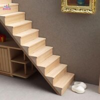 Jesjeliu 1: 12 Nội thất nhà búp bê Gỗ Đạo cụ cảnh Mini