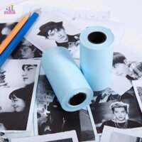Jesjeliu 6 Cuộn Mini Máy In Nhiệt Dán Chống Thấm Nước Di Động Trẻ Em Instant Camera