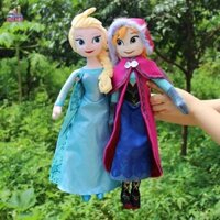 Jesjeliu Anna Elsa Búp Bê Hoạt Hình Quà Tặng Sinh Nhật Nữ Hoàng Tuyết Đồ Chơi Nhồi Bông