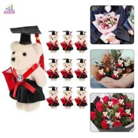 Jesjeliu Bác Sĩ Mũ Gấu Đồ Chơi Trang Trí Phòng Búp Bê Trường Quà Tặng Tốt Nghiệp
