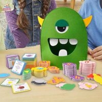 Jesjeliu Bảng chữ cái Đồ chơi học tập Màu sắc Hình dạng Quà tặng trẻ em 3D