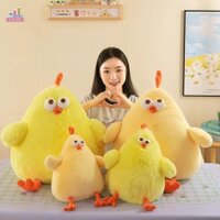 Jesjeliu Gà Sang Trọng Đồ Chơi Lông Tơ Bé Gái Ôm Gối Trẻ Em