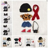 JESJELIU Jesjeliu Cotton Trang Phục Búp Bê Phụ Kiện Camera Đồ Chơi Quần Áo Bé Gái