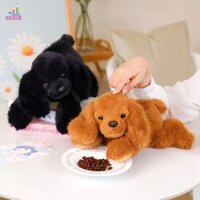 JESJELIU Jesjeliu Đồ chơi sang trọng cho chó nằm 30cm Búp bê sang trọng Quà tặng trẻ em