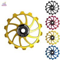 Jesjeliu Mang Truyền Hợp Kim Nhôm Xe Đạp Đường Bộ Kim Loại Gốm Sứ 14T 15T 16T Con Lăn Hướng Dẫn