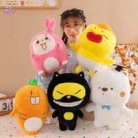 Jesjeliu Raccoon Búp bê sang trọng PP Cotton Quà tặng trẻ em sáng tạo