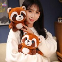Jesjeliu Raccoon Búp bê sang trọng Kawaii Quà tặng trẻ em sáng tạo