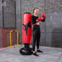 Jesjeliu Túi đấm bốc bơm hơi Tumbler Taekwondo Đạo cụ huấn luyện dành cho người lớn