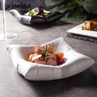 Jesmoda Ẩm Thực Phân Tử Bộ Đồ Ăn Đặc Biệt, Đĩa Bánh Màu Trơn Đĩa Gốm Sushi, Đĩa Sashimi Sáng Tạo Nhà Hàng Gốm Đĩa Món Tráng Miệng Đồ Dùng Nhà Hàng