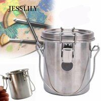 JESSLILY Máy giặt cọ sơn dầu , Máy làm sạch cọ nghệ sĩ bằng thép không gỉ đôi, 3,54 * 2.76in với màn hình lọc có thể tháo rời Bàn chải sơn chống rò rỉ Xô rửa cho họa sĩ