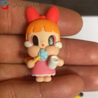 Jestine 8 Cái / bộ Búp Bê Powerpuff Girls, Phụ Kiện Móc Khóa Bằng Nhựa Chống Thấm Nước, Màu Kẹo Đáng Yêu Hoạt Hình Handmade Bộ Búp Bê Mini Để Bàn Các Bức Tượng Nhỏ