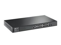 JetStream 16-Port Gigabit L2 Managed Switch with 2 SFP Slots T2600G-18TS