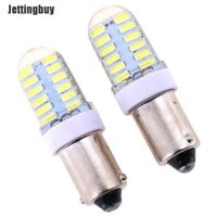 Jettingbuy Bóng Đèn Led Bên Hông Ô Tô 2X BA9S T11 T4W 3014 24smd 12V Đèn Nội Thất Trắng