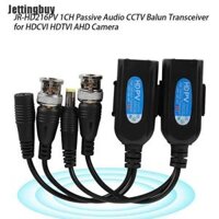 Jettingbuy Q R 1 Cặp Cáp Đồng Trục CCTV BNC Năng Lượng Video Bộ Chuyển Phát Balun Để CAT5e 6 RJ45 Kết Nối