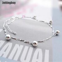 Jettingbuy Vòng Tay Lắc Chân Mạ Bạc 925 Vòng Chân Barefoot Sandal Beach Foot Trang Sức