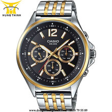 Đồng hồ nam dây thép không gỉ Casio MTP-E303SG
