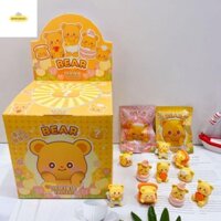 Jewelryboxss 32 Cái / bộ Giai Điệu Anime Hình, Anime Ngoại Vi Bộ Mô Hình Gấu Bơ Bút Chì Tẩy, Trường Học Văn Phòng Phẩm 32 Cái / bộ TPR Hoạt Hình Hoạt Hình Labubupu Đồ Chơi Mô Hình Quà Tặng Trẻ Em