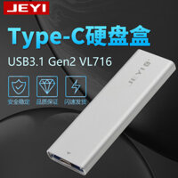 JEYI Jiayi V8 M.2 NGFF sang USB 3.1 Vỏ ổ cứng di động hoàn toàn bằng nhôm M.2 SSD