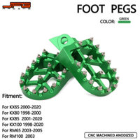 JFG Racing Bàn Đạp Chốt Chân Phôi Xe Máy Nằm Footpeg Đối Với KAWASAKI KX65 00-20 KX80 98-00 KX85 KX100 Đối Với SUZUKI RM65 03-05 RM100 03