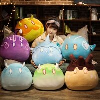 Jfmm 45cm Genshin Impact Slime plushie đồ chơi Gối, Búp bê nhồi bông mềm mại xoa dịu Đệm Slime đồ chơi sang trọng Quà tặng sinh nhật