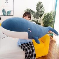 Jfmm Gối Ôm Hình Cá Voi Đơn / Đôi Có Thể Tháo Rời Giặt Sạch Trang Trí Ký Túc Xá