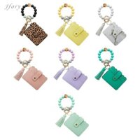 Jfory Girls Lắc Tay Đựng Thẻ Ví Vòng Tay Móc Khóa Vòng Tay Móc Khóa Móc Khóa