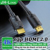 JH-LINK Cáp HDMI 2.0 Dây cáp HDTV siêu HD 4K/60Hz Cho máy tính, TV, màn hình, vân vân 10 mét -20 mét