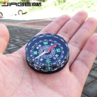 JIAGE La bàn Trung Quốc cầm tay ngoài trời bằng nhựa chứa chất lỏng, kim bắc, Luo Pan 4.5cm kim loại đa chức năng