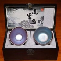 Jianyang Sắt Lốp Jianzhan Cup Nhiều Màu Sắc Calendula Trà Cốc Master Cup Cốc Đơn Uống Trà Nguyên Quặng Sắt Lốp Tianmu Cốc Cặp Đôi Cốc