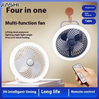 JIASHI Quạt ngoài trời Quạt máy tính để bàn gia đình Quạt treo tường Quạt điện bốn trong một