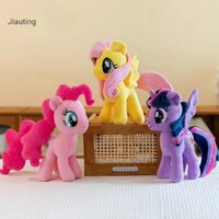 Jiating 30CM My Little Pony Kawaii Đồ chơi Pinkie Pie Fluttershy Twilight Sparkle Búp bê nhồi bông mềm Đồ trang trí Quà tặng sang trọng cho trẻ em Mgn