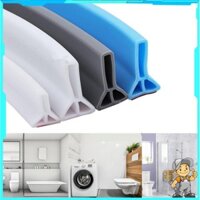JIAYILIN 50-300cm Cao Su Silicone Vòi Hoa Sen Rào Chặn Nước Phòng Tắm Dải Chống Thấm Nước