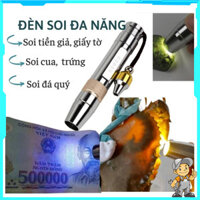 JIAYILIN Đèn soi tiền giả, đá quý, giấy tờ, biển số xe, cua gạch, trứng với ánh sáng 3 màu tiện dụng
